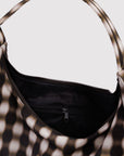 Baggu - Nylon Shoulder Bag - Blurred Gingham Brown -