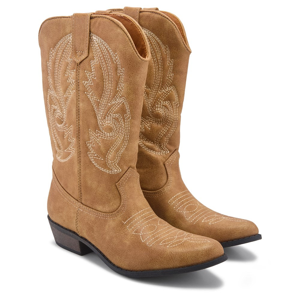 Gaucho Cowboy Boots - Natural