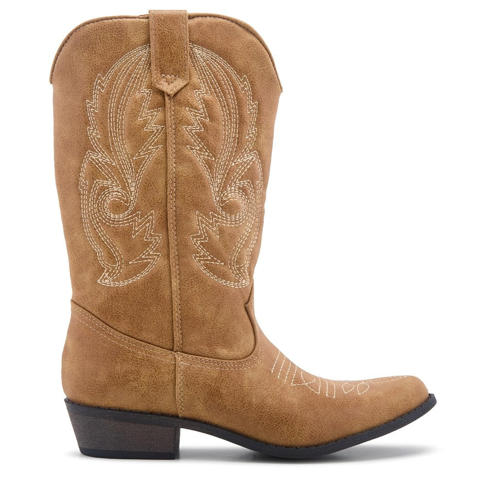 Gaucho Cowboy Boots - Natural