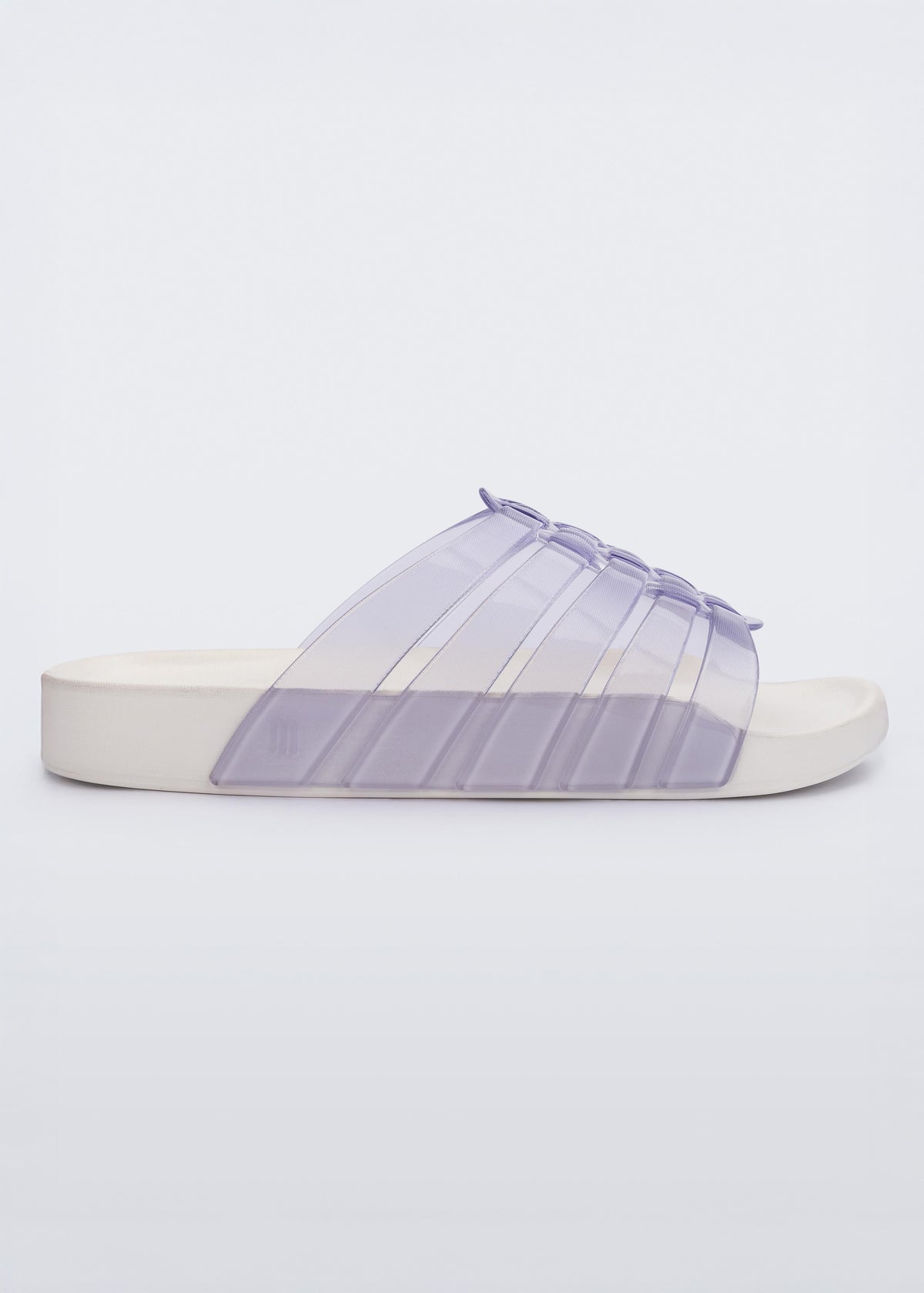 Melissa - Possession Jelly Fisherman Sandal Slide - Transparent White -