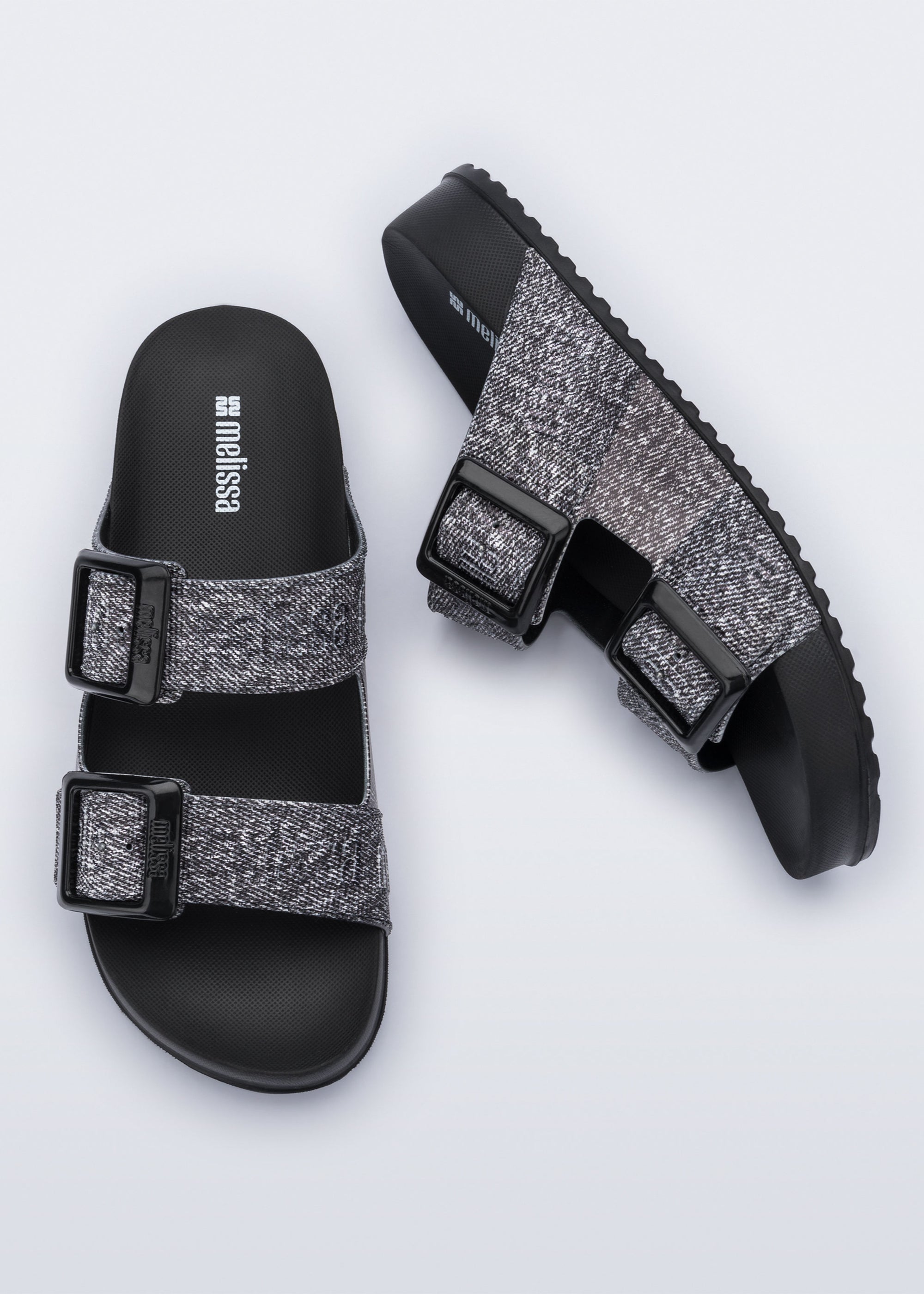 Melissa - Melissa Cozy M Lover Slide Denim - Black Jeans -