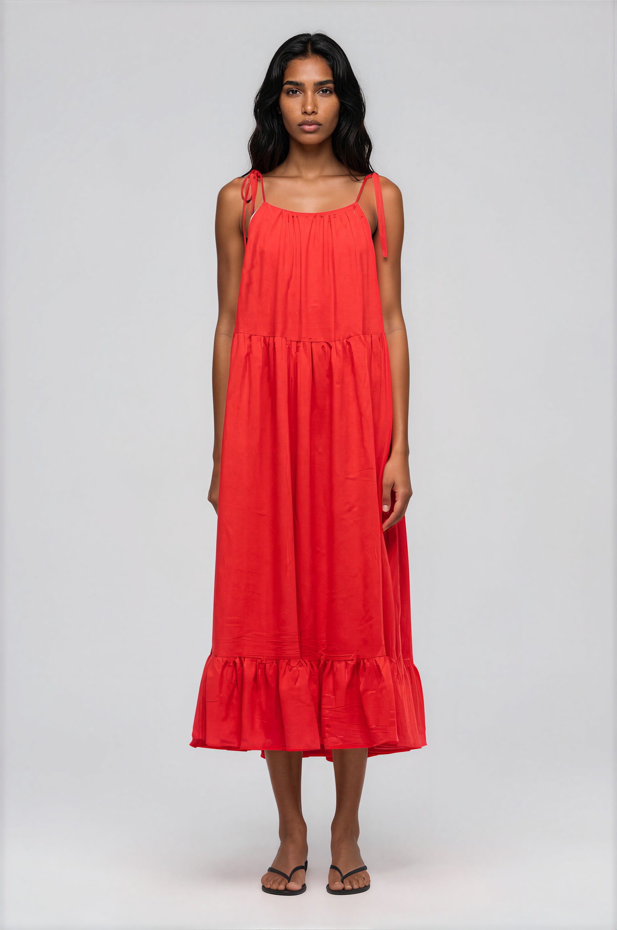 Toit Volant - Evelyn Dress - Red -