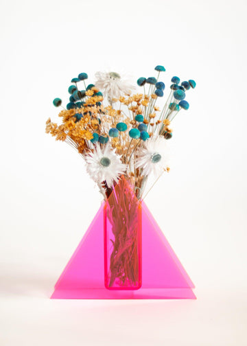 Acrylic Vase - Triangle - offe market