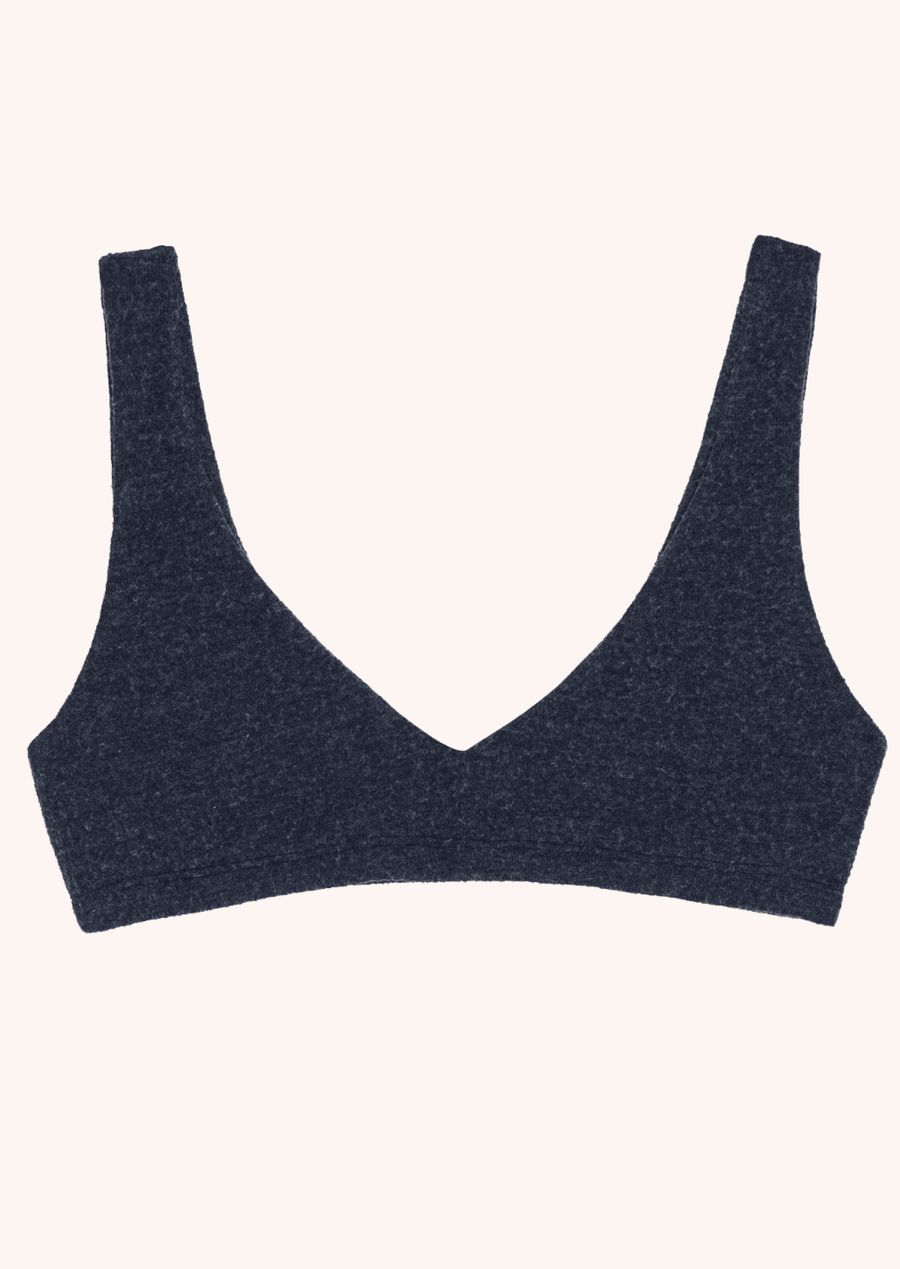 Sweater Bralette - Navy - offe market