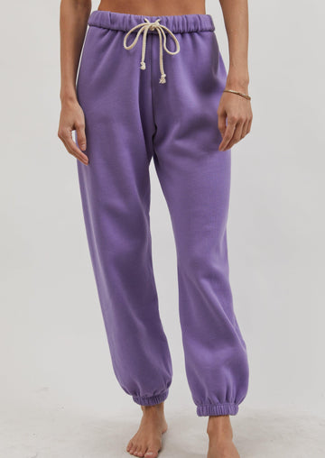 Eco-Fleece Roll Pant - Lavender - offe market