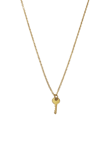 Key Charm Necklace - Gold - offe market