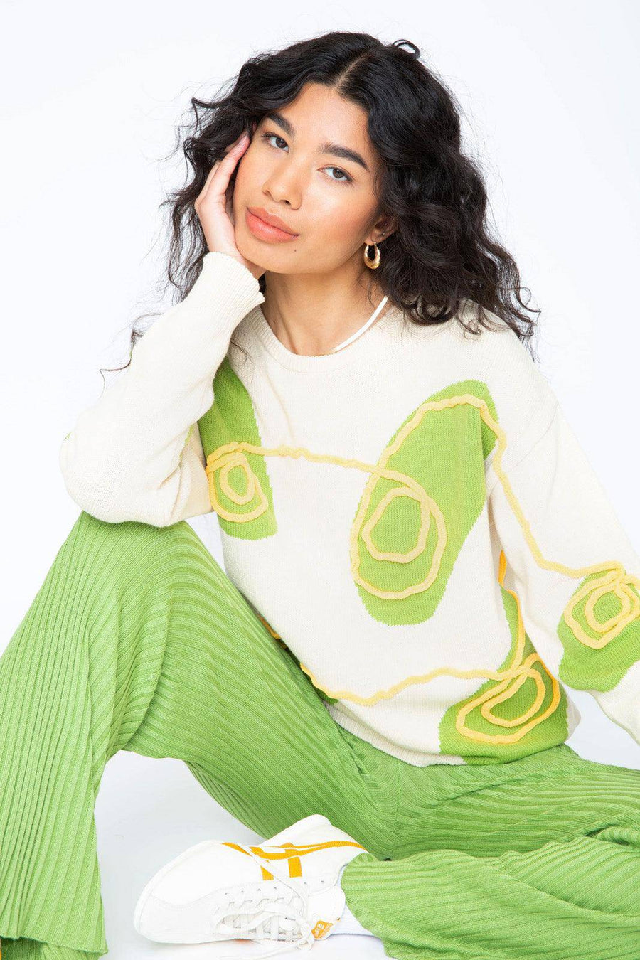 Maura Pullover - Basil - offe market