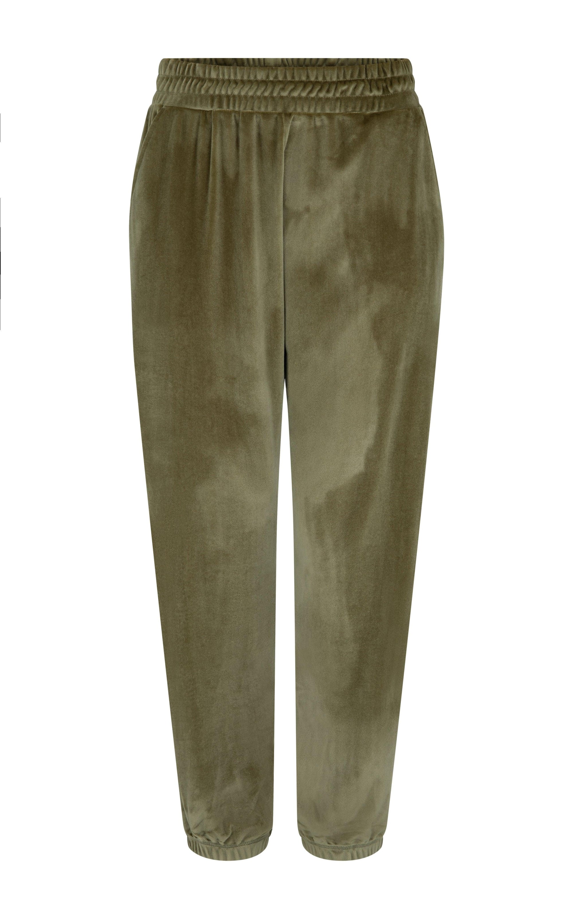 Velour Trackiepant - Khaki - offe market