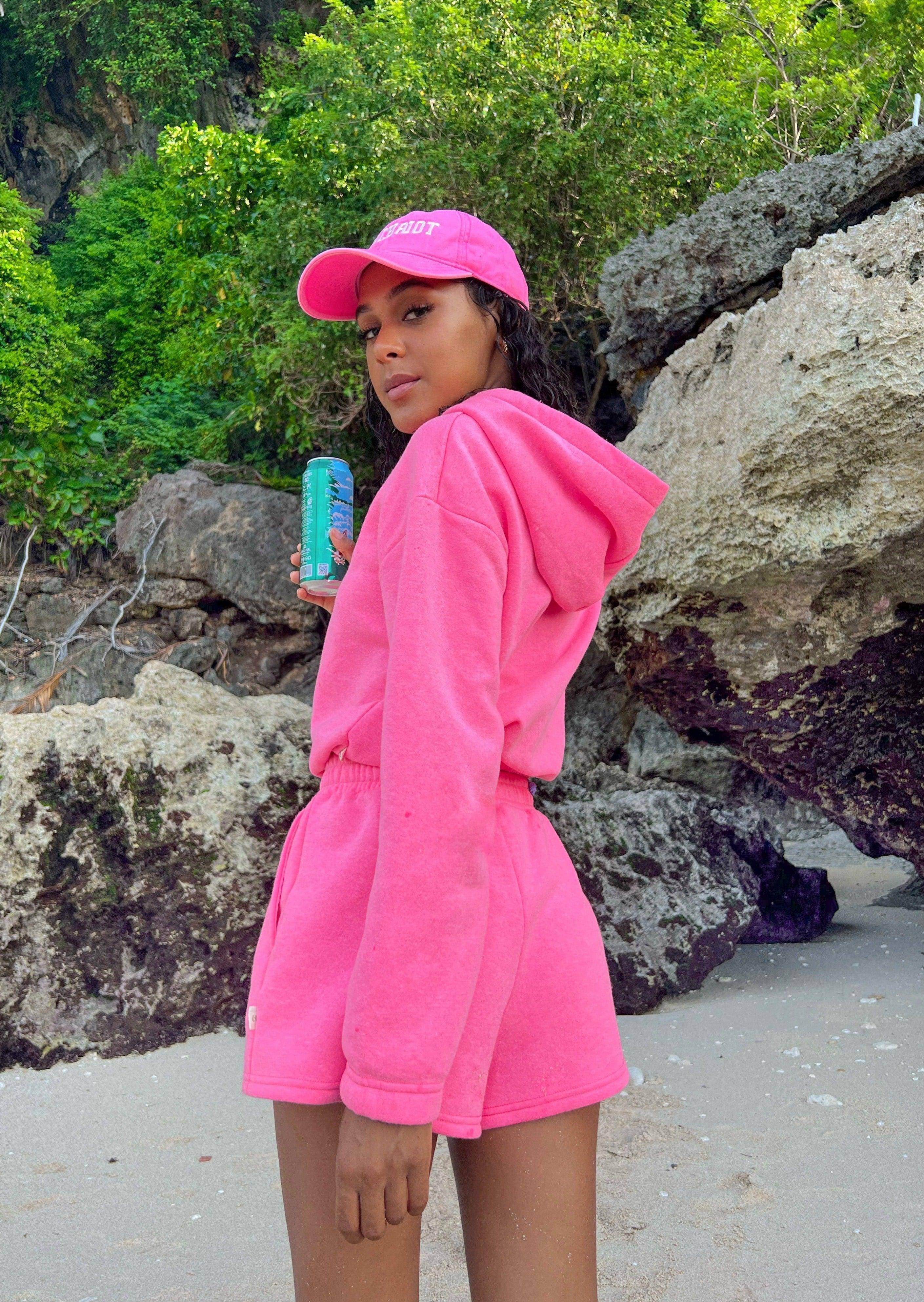 The Weekend Fleece Hoodie - Watermelon - offe market