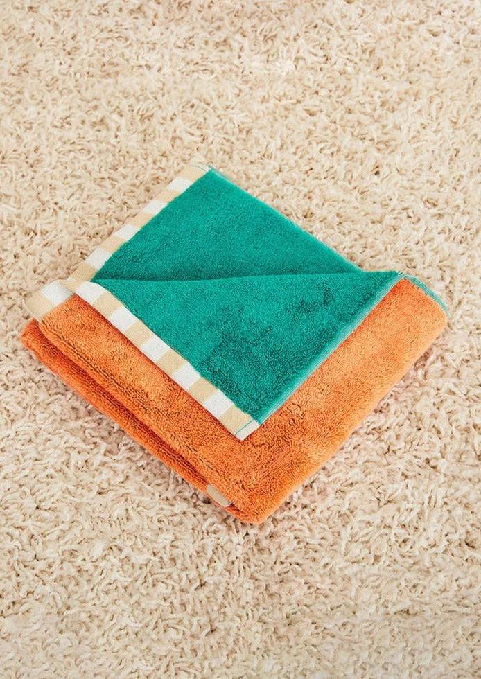 Teal Coral Hand Towel - offe market