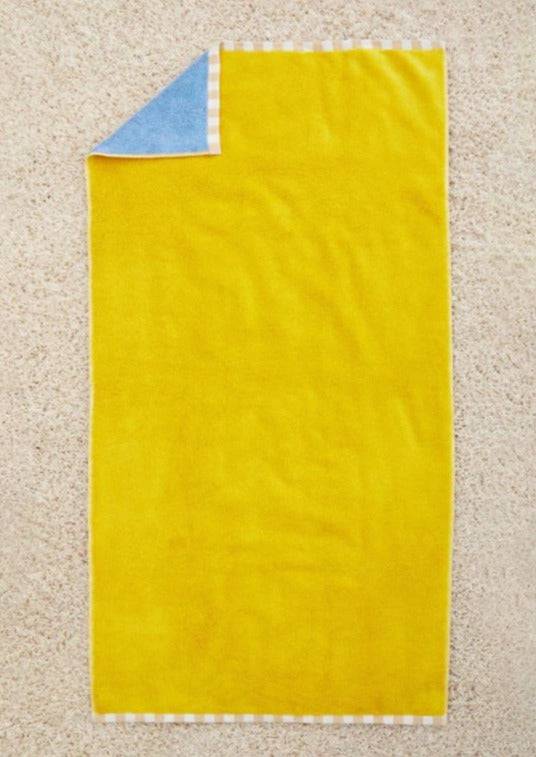 Yellow Cornflower Bath Towel - offe market