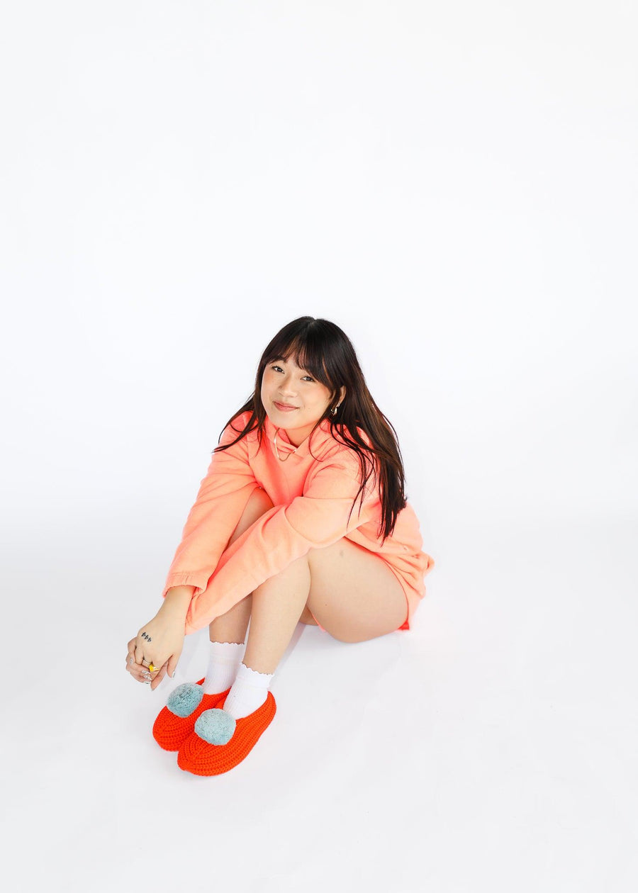 The Weekend Fleece Hoodie - Apricot - offe market