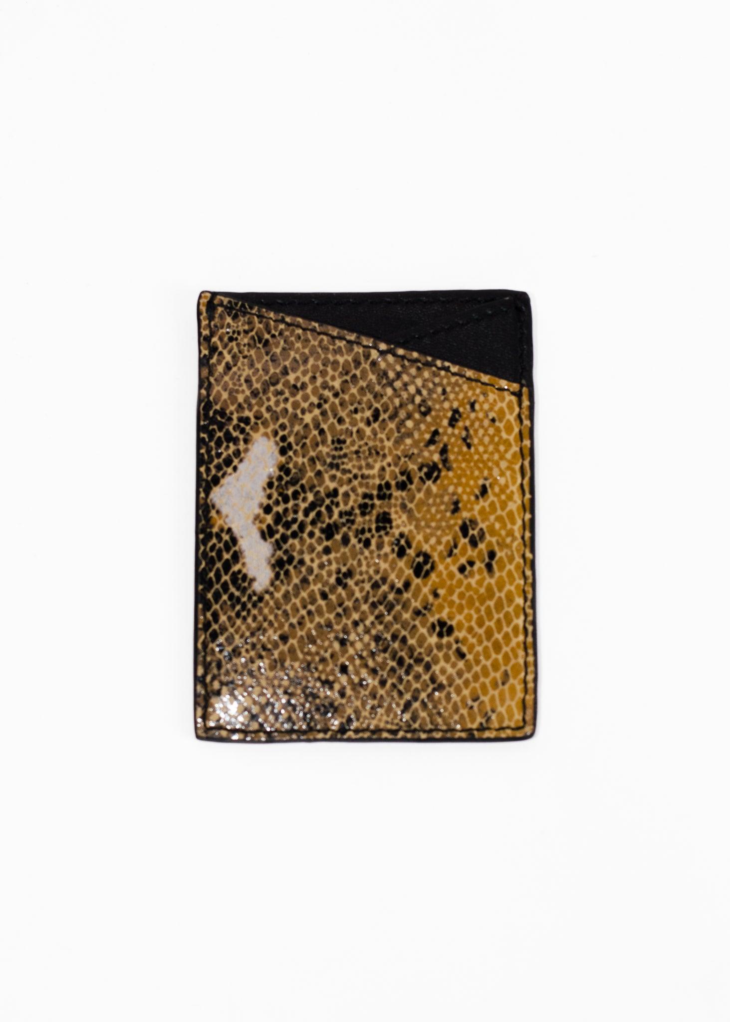 Sticker Phone Wallet - Yellow Python - offe market