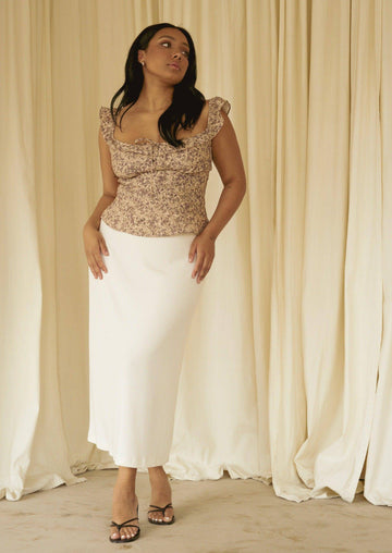 Finn Skirt - Cream Rib - offe market