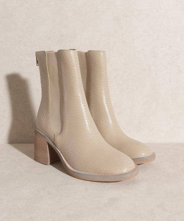 Olivia - Chelsea Heel Boots - offe market