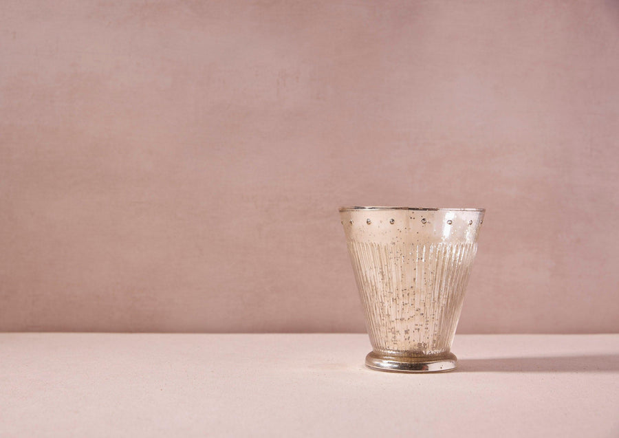 Mercury Glass Tapered Vase - offe market