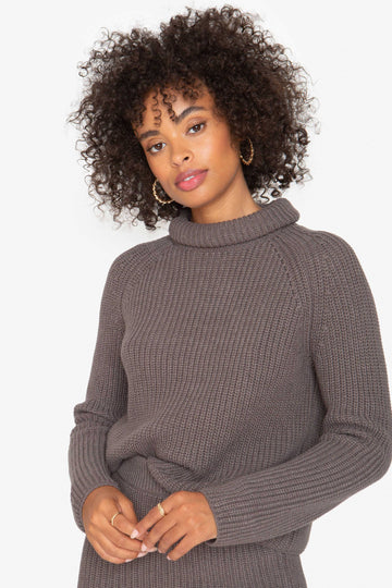 Gia Turtleneck - Grey - offe market