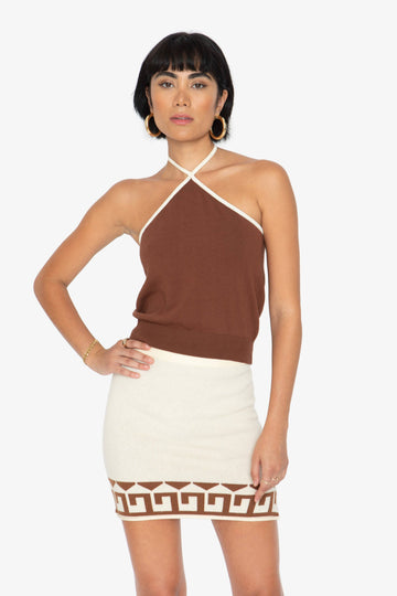 Quinn Top - Coco Mocha - offe market