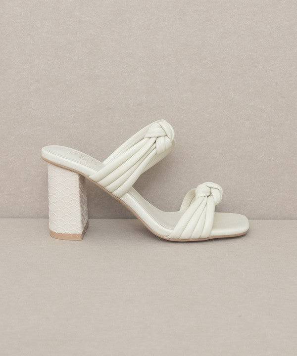 Raquel - Strappy Knot Heel - offe market