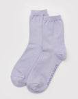 Baggu - Crew Sock - Lilac Metallic -
