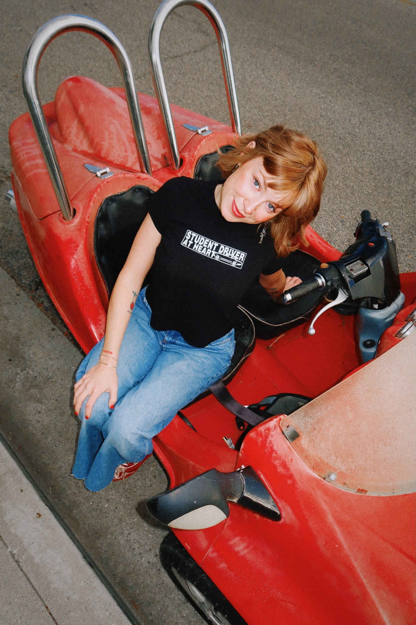 Elizabeth Bay - Student Driver At Heart | Baby Tee -