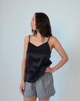 WIldflo Studio - Boxer Shorts Black Gingham -