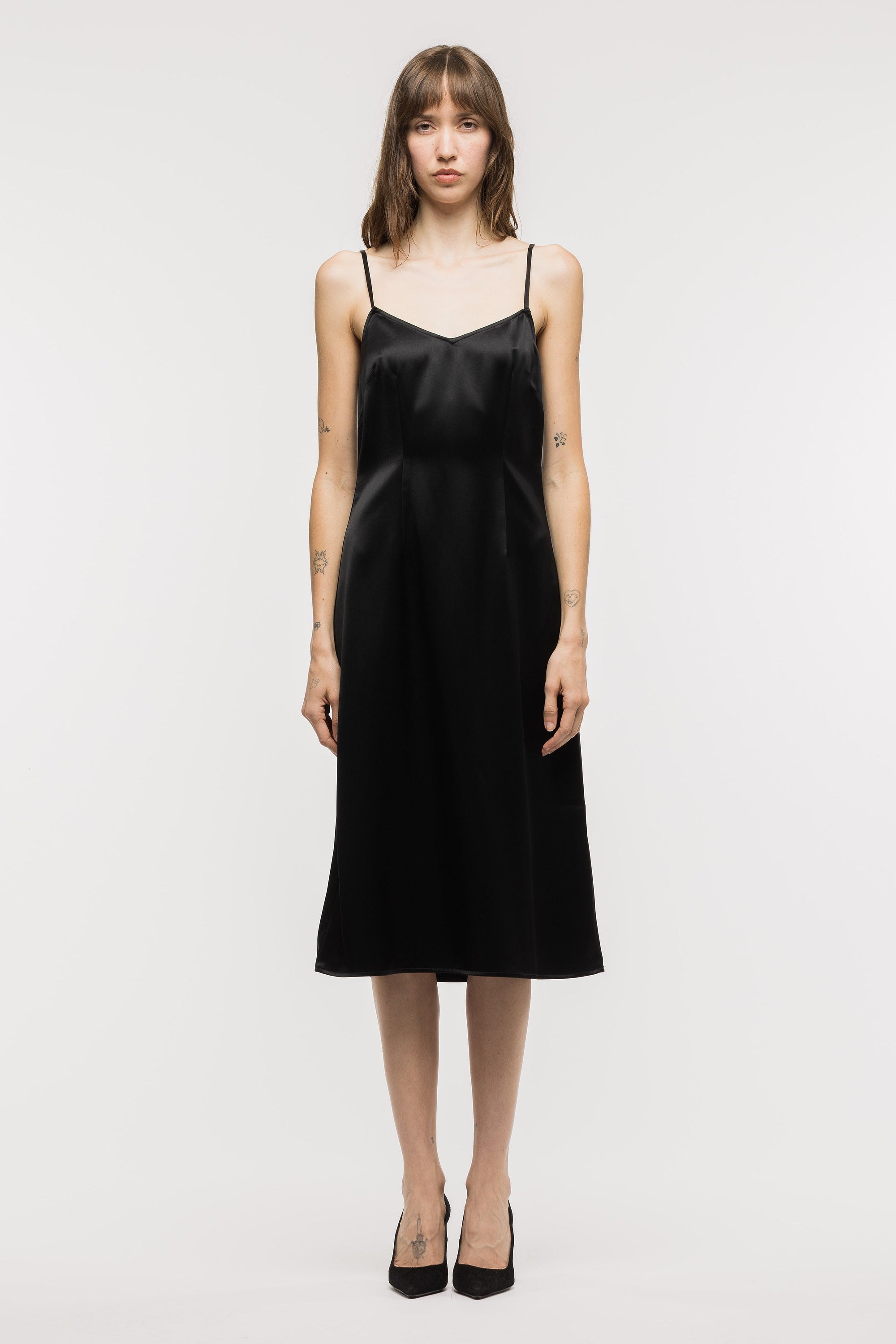 Toit Volant - Monet Slip Dress - Black - Black