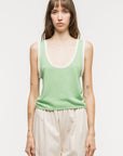 Toit Volant - Kaya Knit Tank Top - Sage -