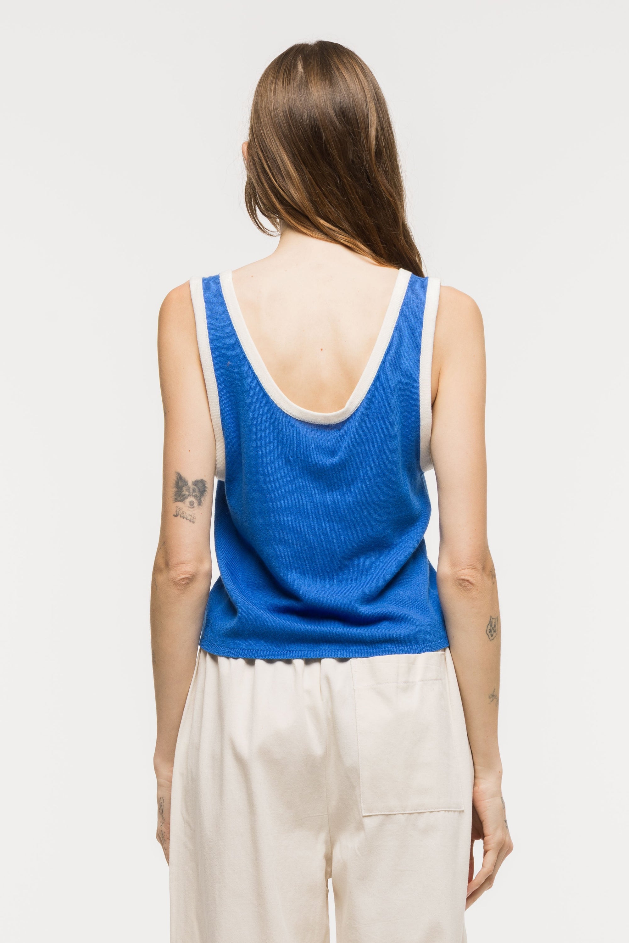 Toit Volant - Kaya Knit Tank Top - Cobalt -