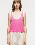 Toit Volant - Kaya Knit Tank Top - Fuchsia -