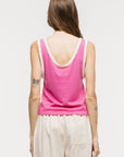 Toit Volant - Kaya Knit Tank Top - Fuchsia -