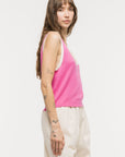Toit Volant - Kaya Knit Tank Top - Fuchsia -