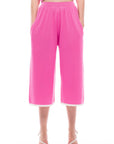 Toit Volant - Kira Knit Long Shorts - Fuchsia -