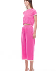 Toit Volant - Kira Knit Long Shorts - Fuchsia -