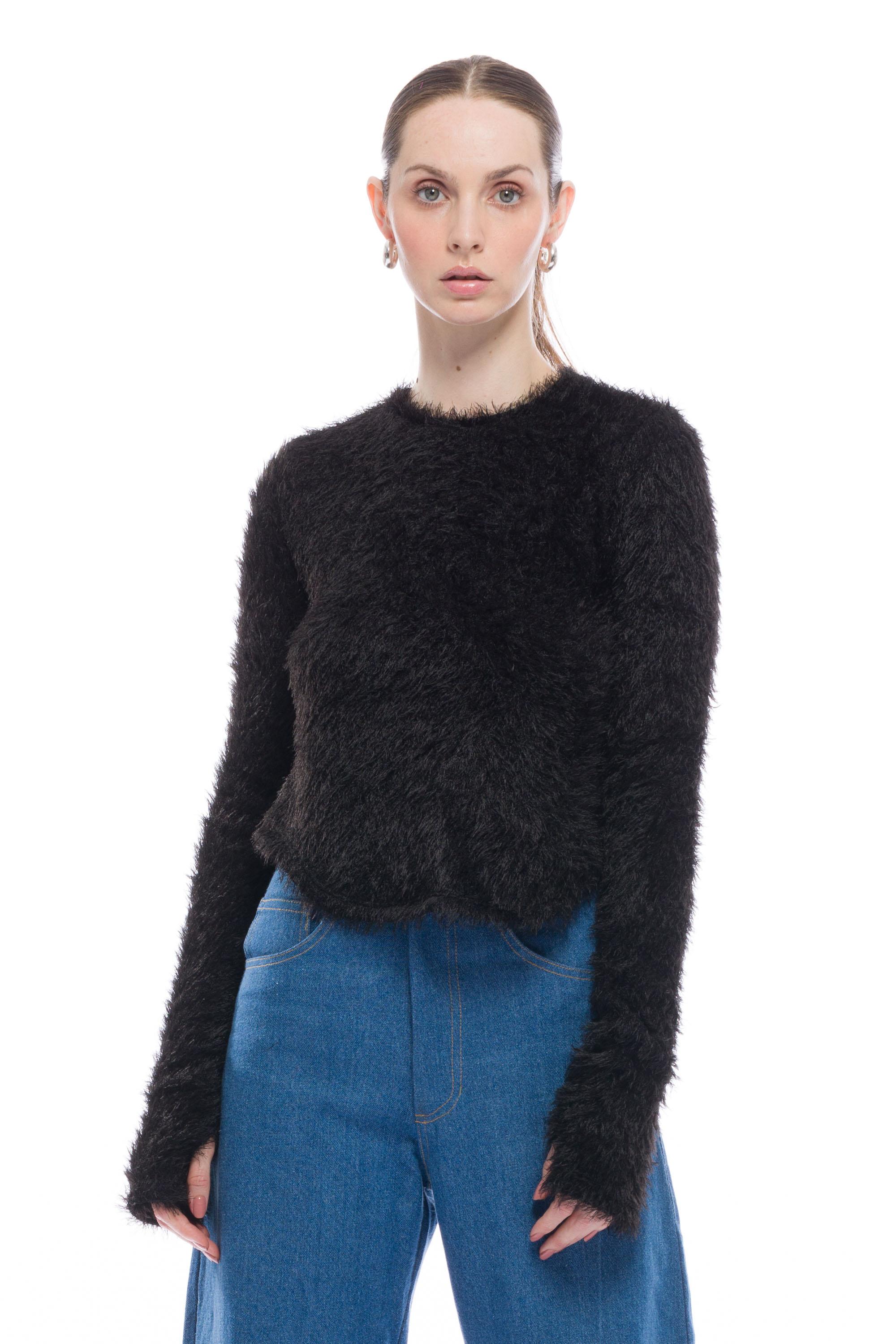 Toit Volant - Hilman Top - Black Shaggy -