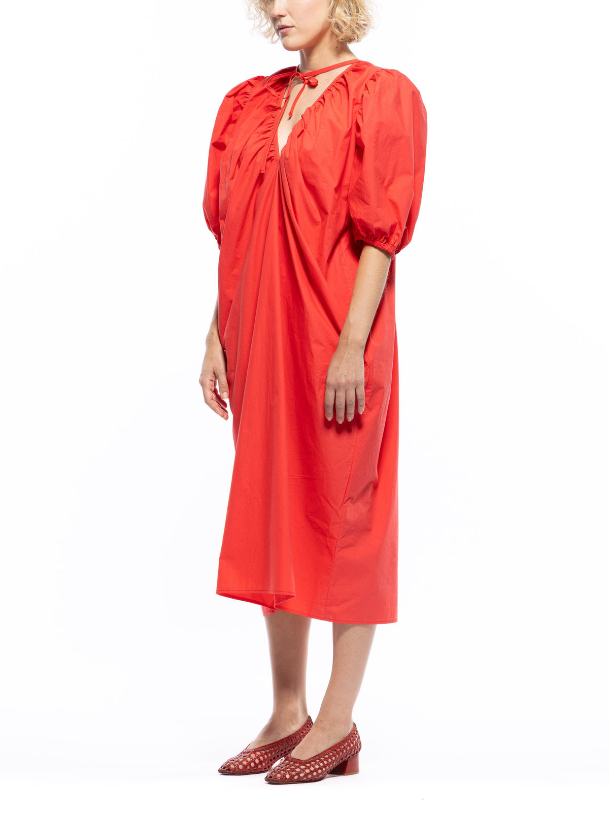 Toit Volant - Yvonne Dress - Raspberry -