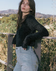 Toit Volant - Hilman Top - Black Shaggy -