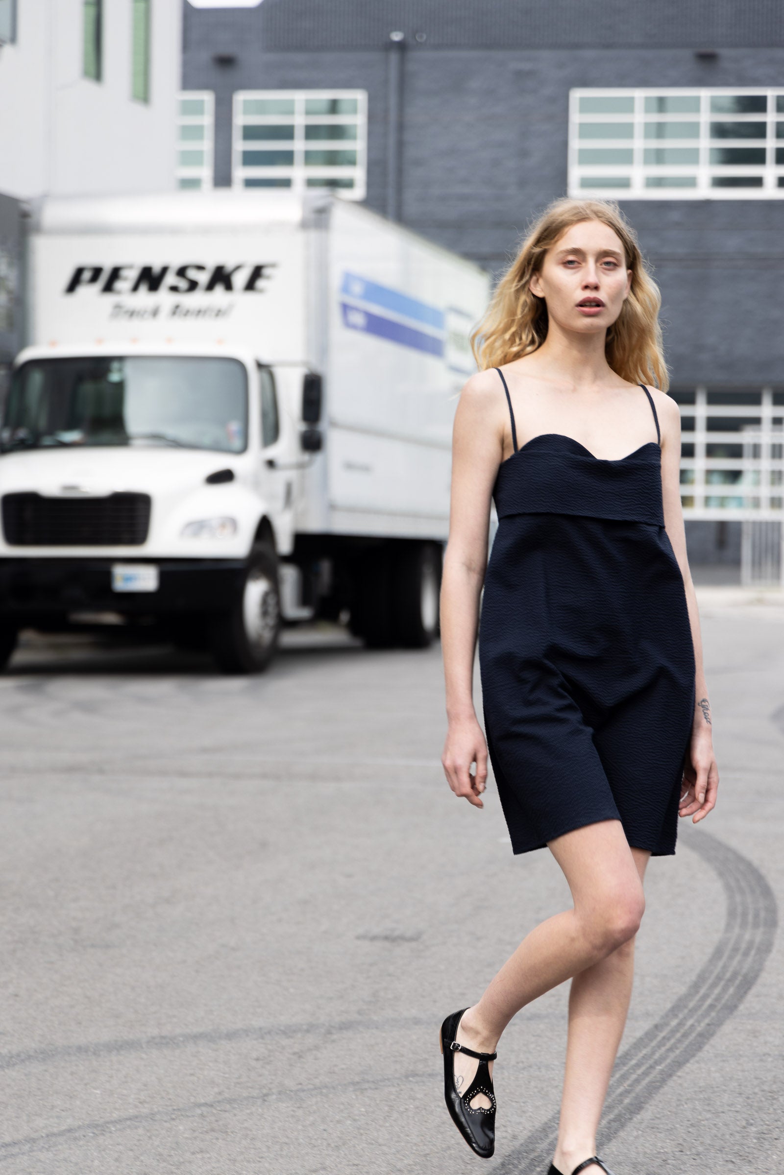 Toit Volant - Verona Dress Short - Navy -