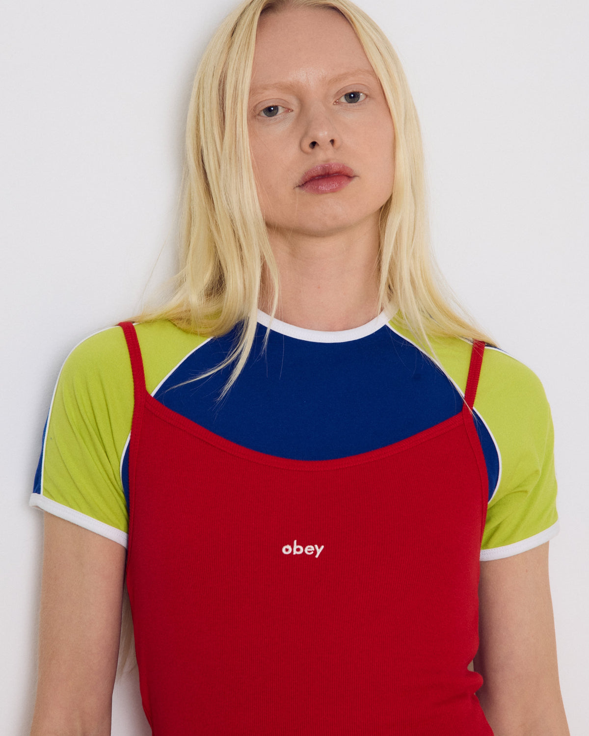 Obey - Bianca Long Tank Dress - Cherry -