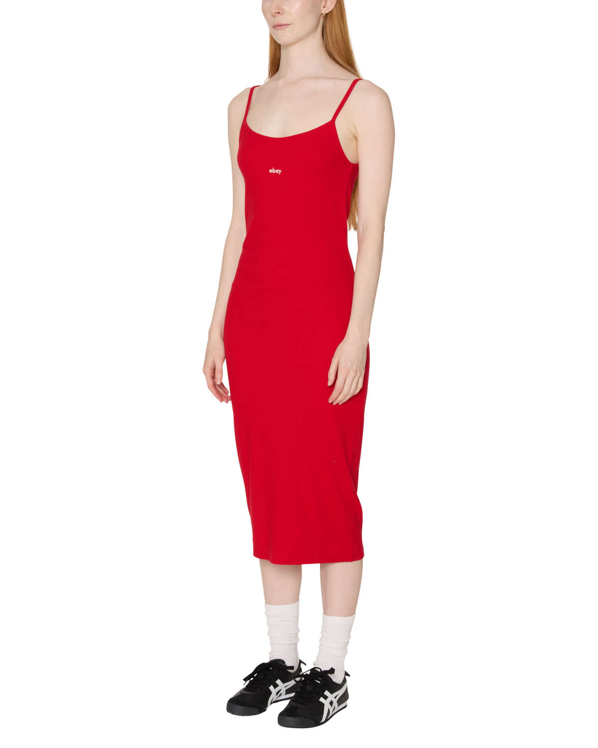 Obey - Bianca Long Tank Dress - Cherry -