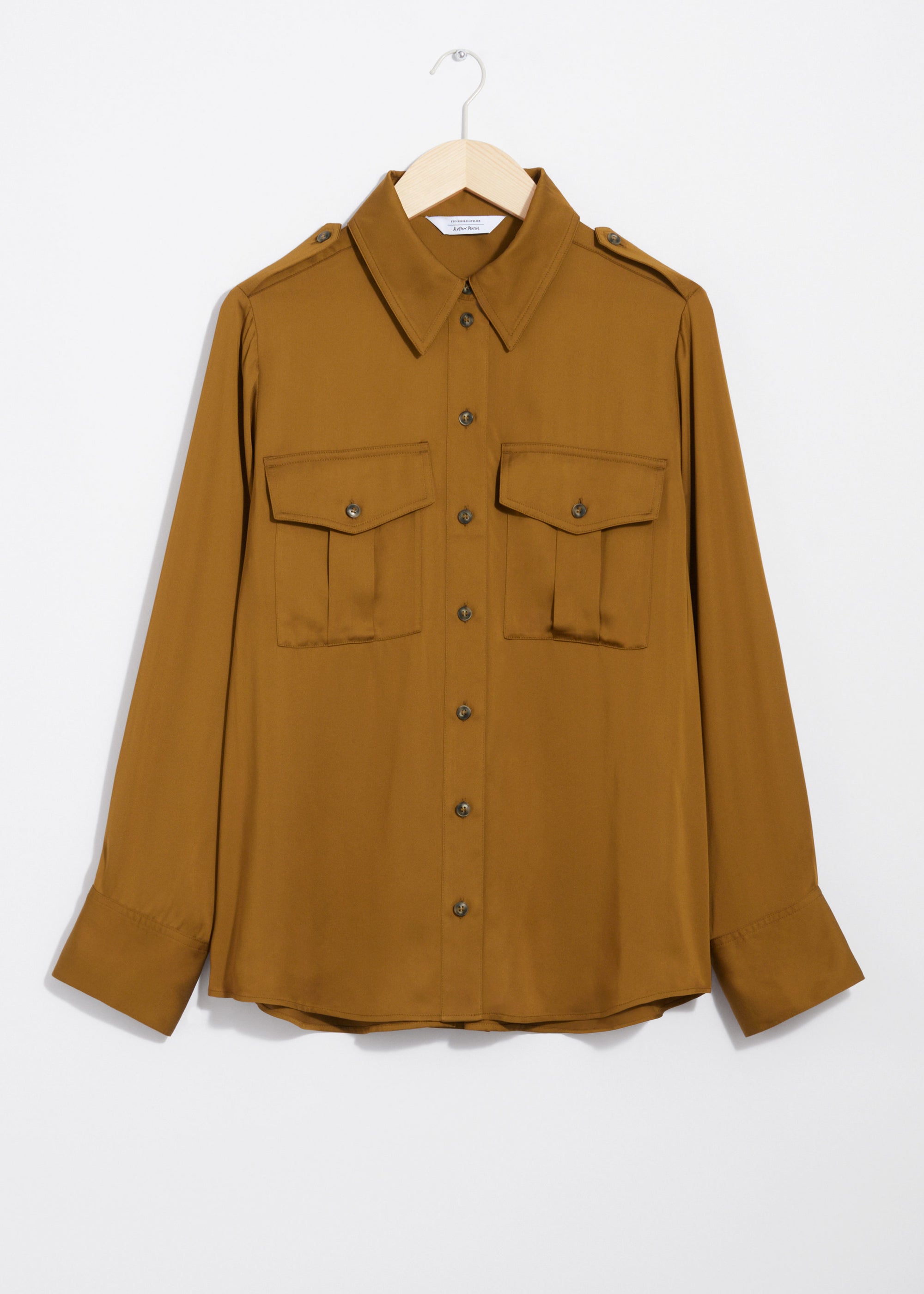 & Other Stories - Bob Utility Shirt - Yellow -