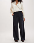 Richer Poorer - Sophia Fluid Wide Leg Trouser - Black -