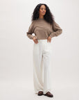 Richer Poorer - Sophia Fluid Wide Leg Trouser - Bone -