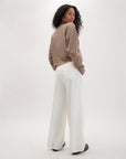 Richer Poorer - Sophia Fluid Wide Leg Trouser - Bone -