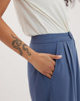 Richer Poorer - Sophia Fluid Wide Leg Trouser - Vintage Indigo -