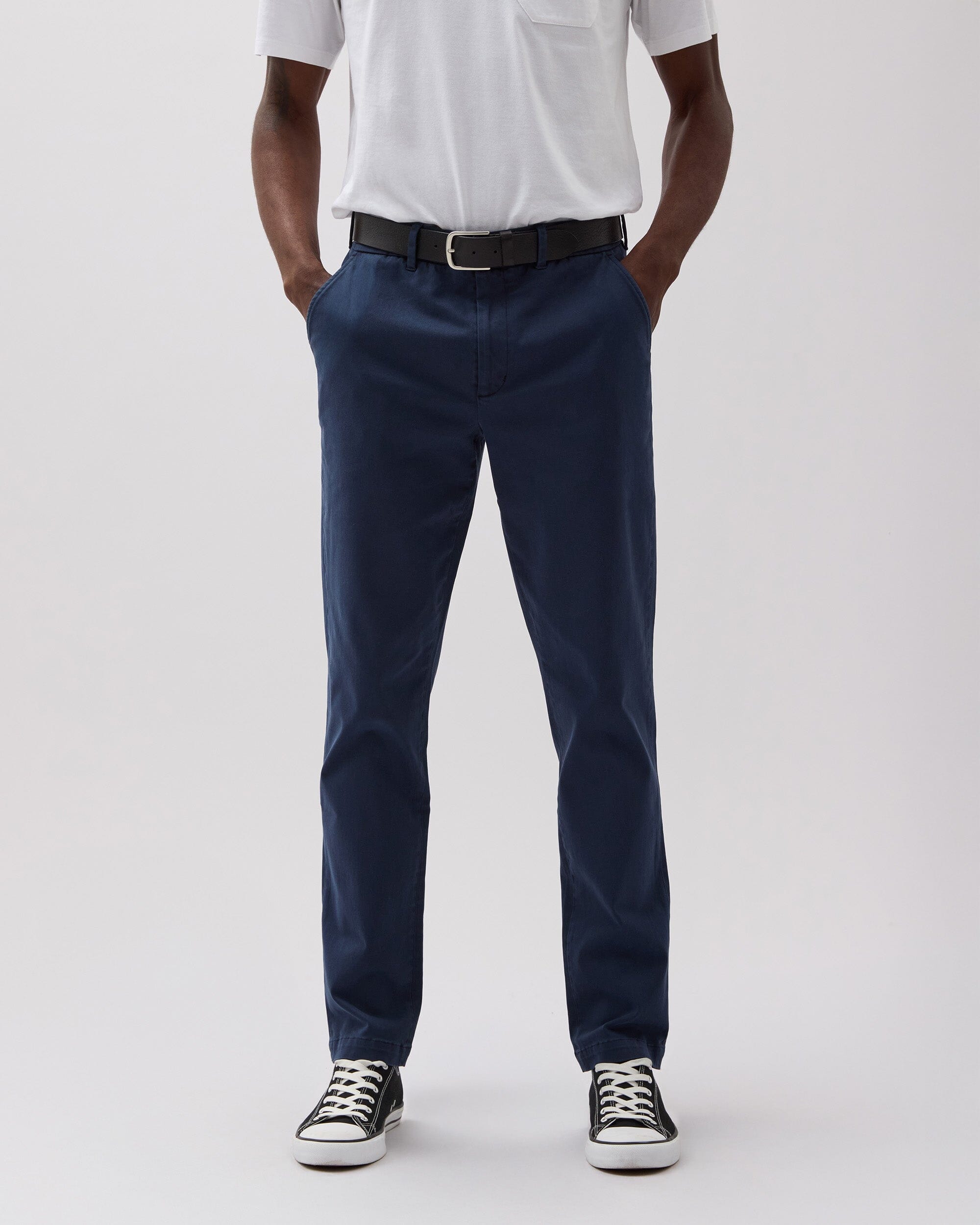 Andie Swim - Mens Lightweight Chino - Stretch Cotton Twill - Blue Nights -