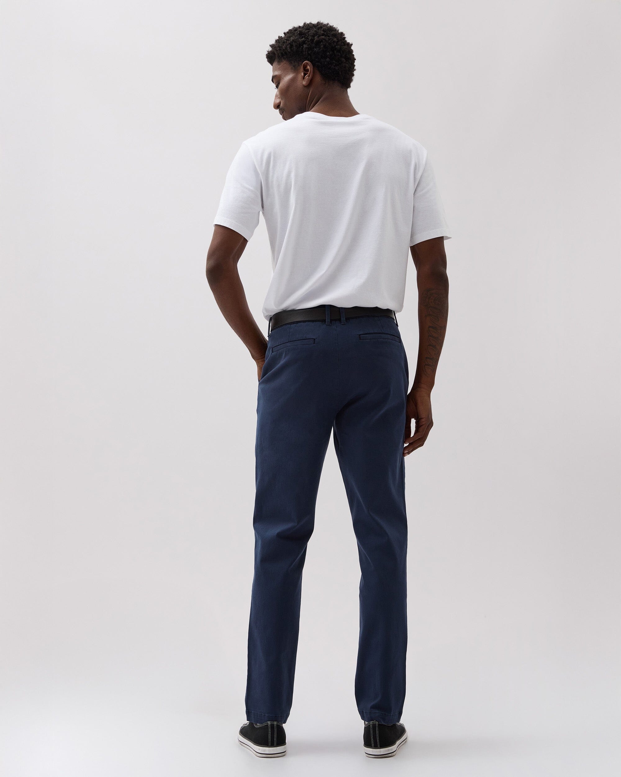 Andie Swim - Mens Lightweight Chino - Stretch Cotton Twill - Blue Nights -
