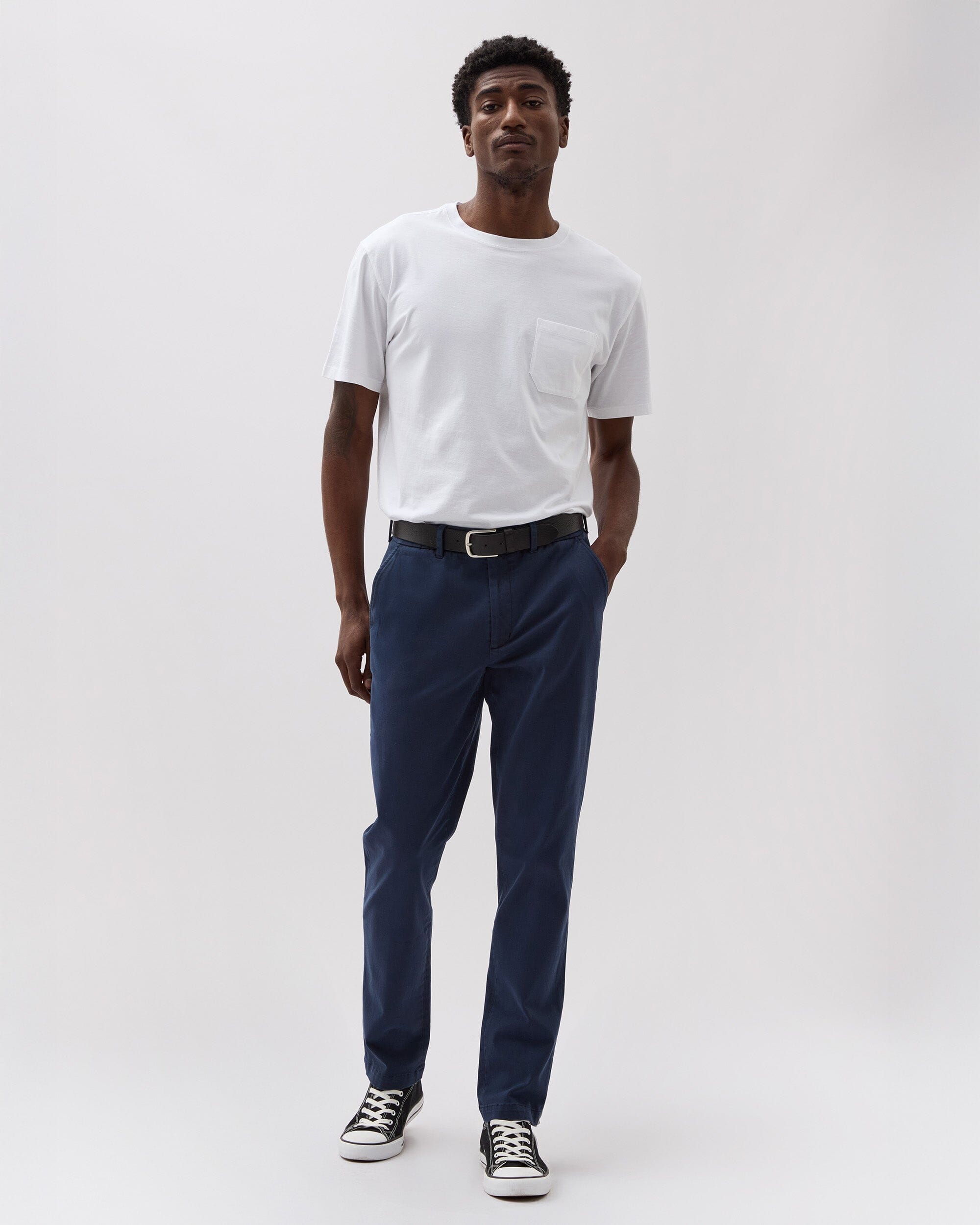 Andie Swim - Mens Lightweight Chino - Stretch Cotton Twill - Blue Nights -