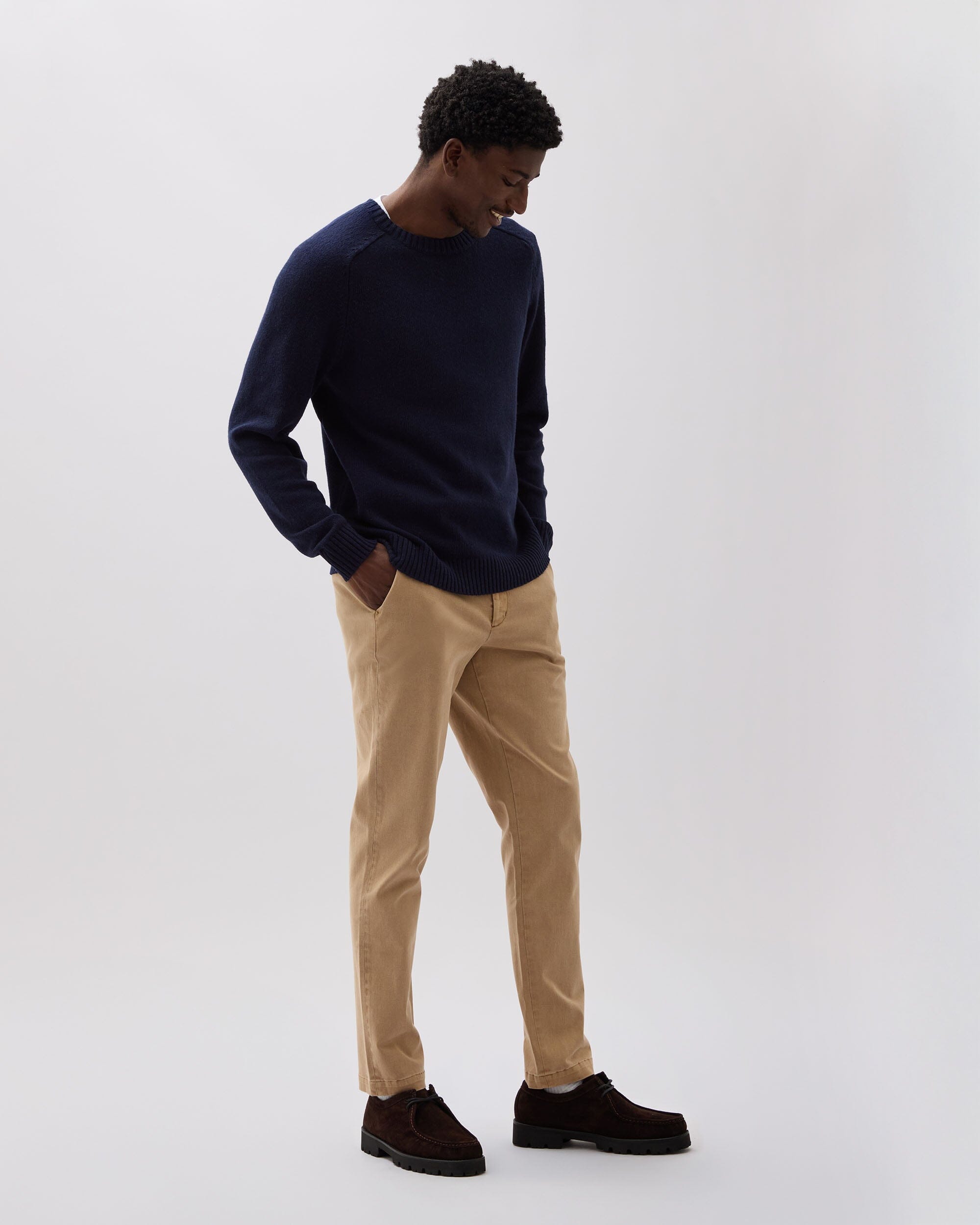 Andie Swim - Mens Lightweight Chino - Stretch Cotton Twill - Khaki -