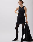 Richer Poorer - Carrie Shirred Mini - Black -